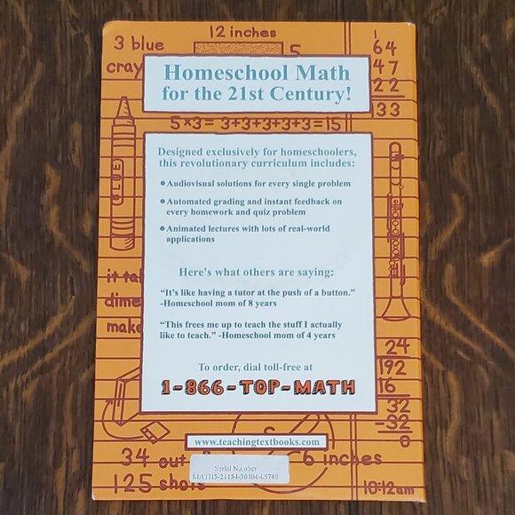 Teaching Textbooks Math 5 Set of CDs - Picture 3 of 3